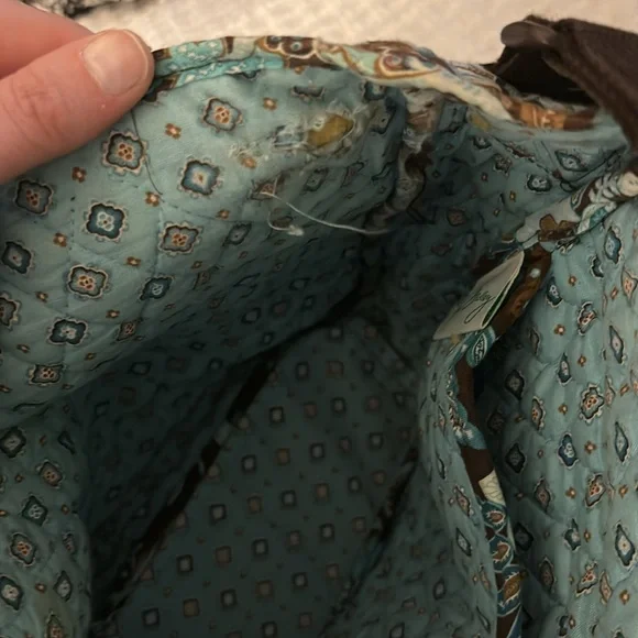 Women’s Vera Bradley Messenger Bag - Java Chip - Picture 7 of 14